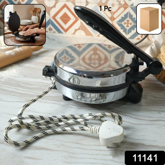 Compact electric roti maker appliance for quick chapati preparation