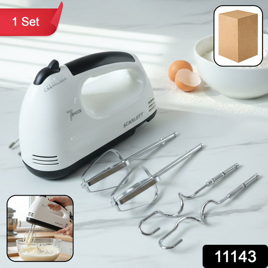 Comfortable ergonomic handheld electric mixer with speed control