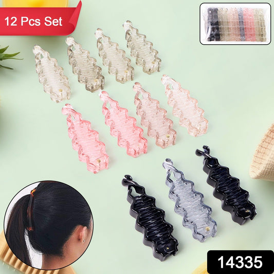 Strong grip hair claw clip for thick hair in vibrant plastic