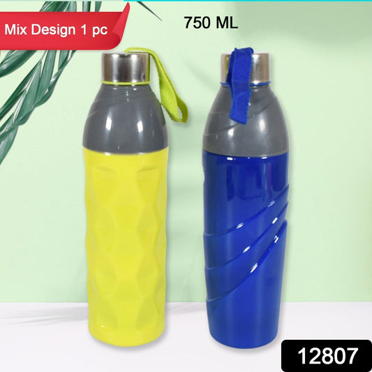 Leak-proof BPA-free water bottle with a convenient dori for easy carrying on the go.