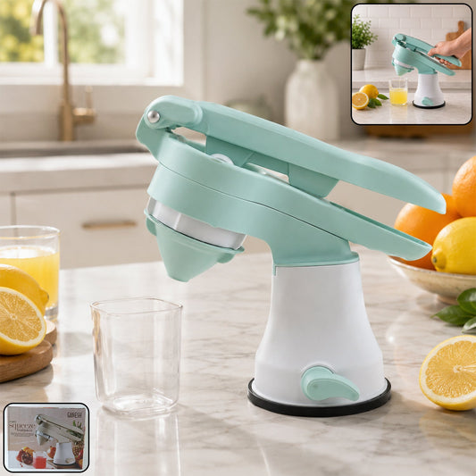 Full view of manual easy squeezer fruit juicer