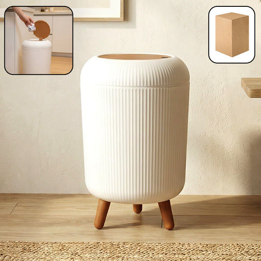 Mini dustbin with lid perfect for bathroom use