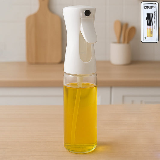 Glass Oil Spray Bottle 250ml for healthy cooking and air frying.
