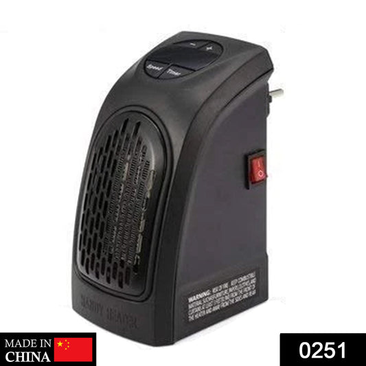 Portable 400W plug-in wall heater by , perfect for small living spaces.