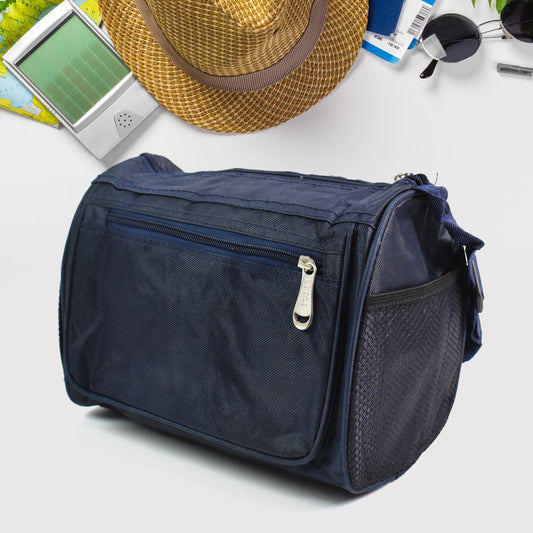 Insulated lunch box bag in grey, shown with a secure zipper closure and comfortable top handle.