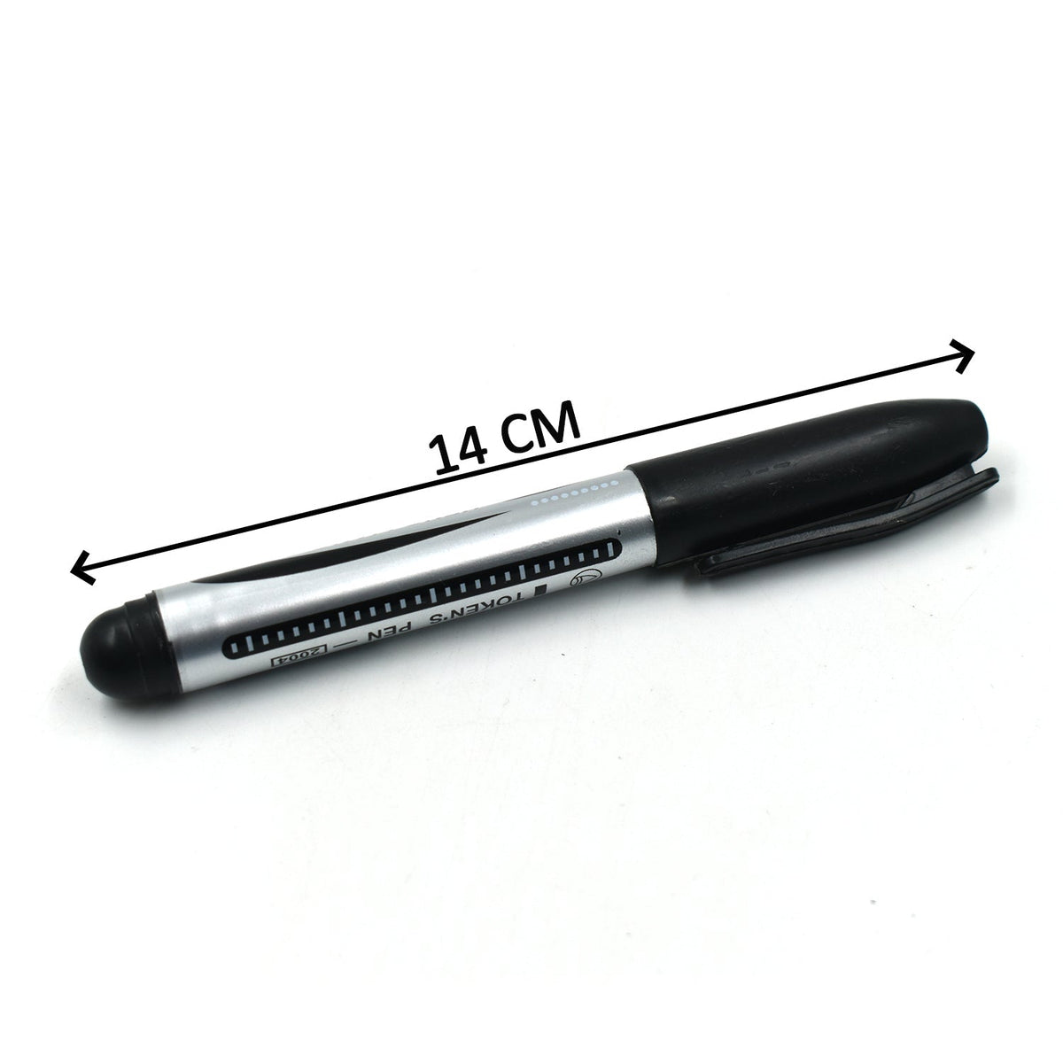 Multiple InkGlow Permanent Black Markers showcasing their versatility.