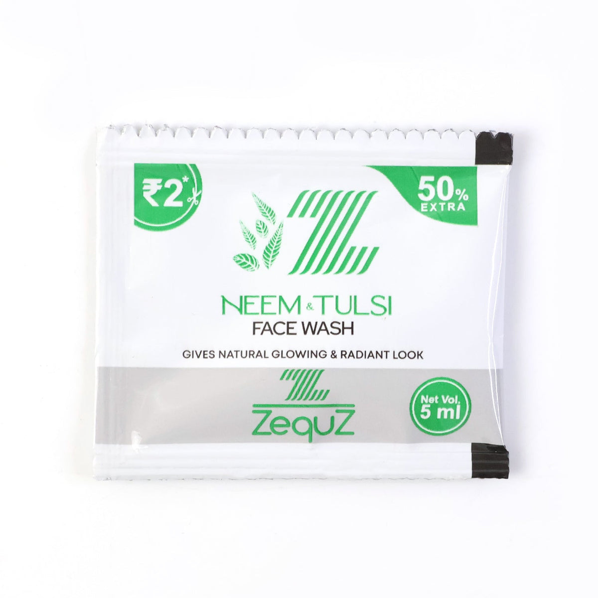 Neem and Tulsi skin wash sachet ideal for daily acne control