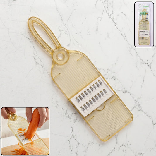 Handheld vegetable cutter and slicer with sharp blade for quick chopping