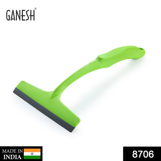 Close-up of the Ganesh Kitchen Wiper's durable TPE blade and ergonomic handle.