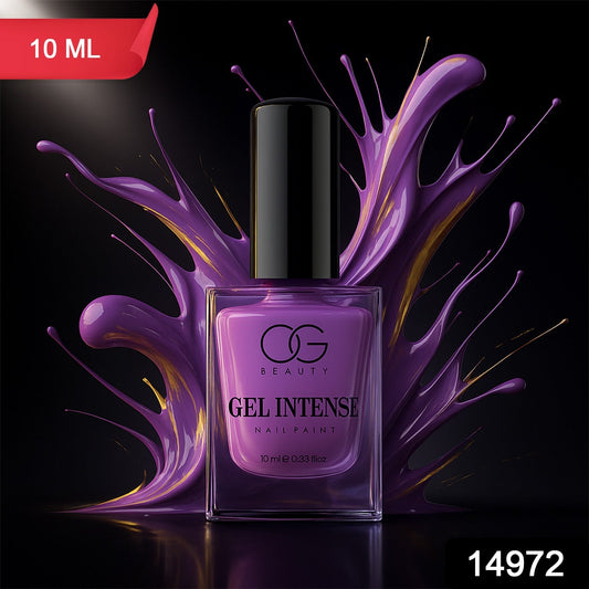 Gel nail lacquer in glossy berry eclipse shade