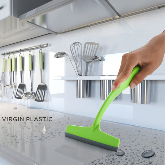 Ganesh Kitchen Wiper demonstrating its streak-free cleaning on a kitchen counter.