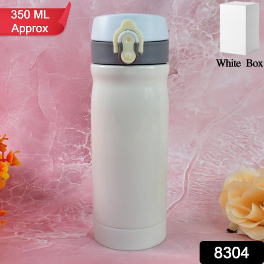 Multi-angle view of the blue stainless steel bottle for kids, highlighting its sleek design.