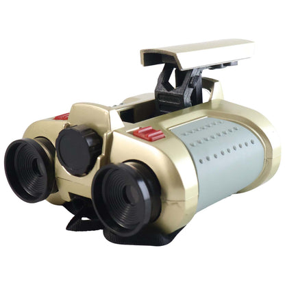 Side view of Kids Night Scope Toy Binoculars with plastic body