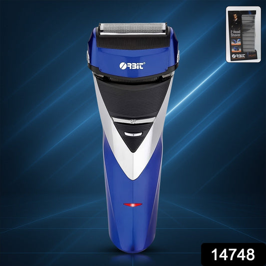 Orbit electric foil shaver with pop-up trimmer for quick grooming