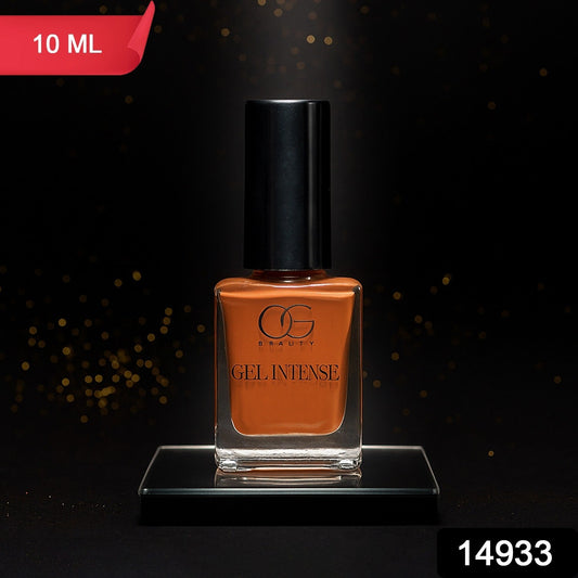 OG Beauty Cocoa Bliss black gel intense nail paint bottle