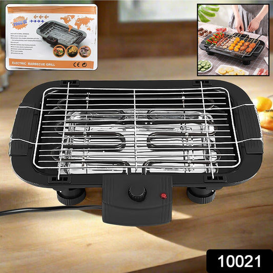 Family enjoying delicious food cooked on the Chef’s Embrace electric barbecue grill.