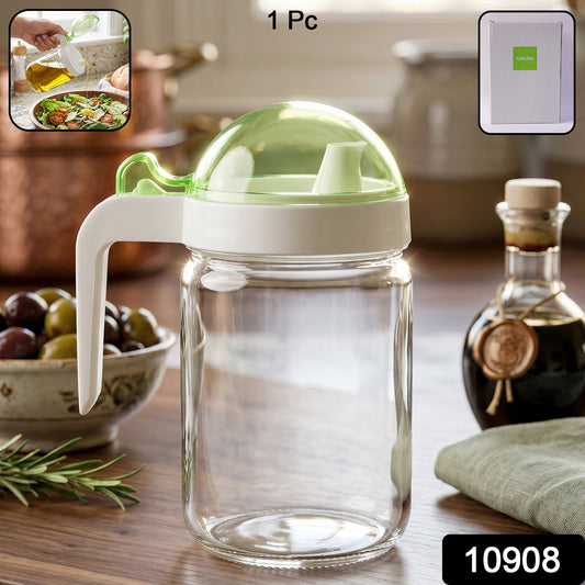 580ml transparent glass oil bottle suitable for kitchen use