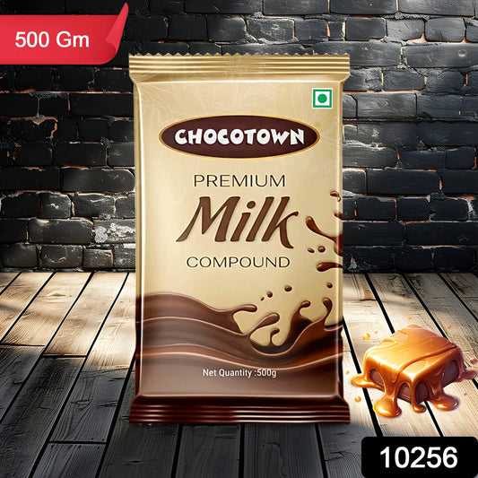 Chocotown Milk Chocolate Compound Slab in its vibrant red packaging.